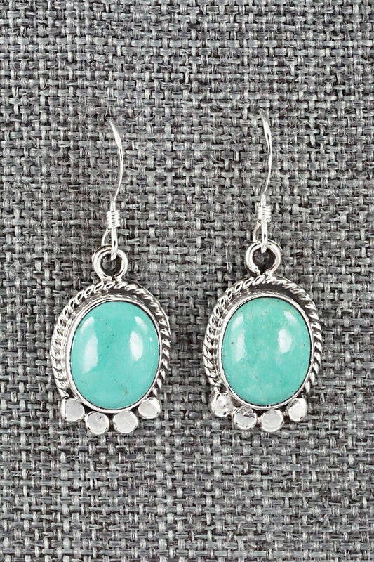 Turquoise and Sterling Silver Earrings - Sharon McCarthy