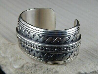 Bracelet - Sterling Silver - Raymond Delgarito - Navajo - Native American - High Lonesome Trading