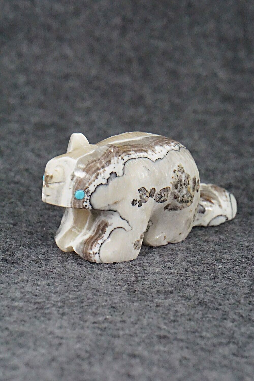 Beaver Zuni Fetish Carving - Ronnie Lunasee