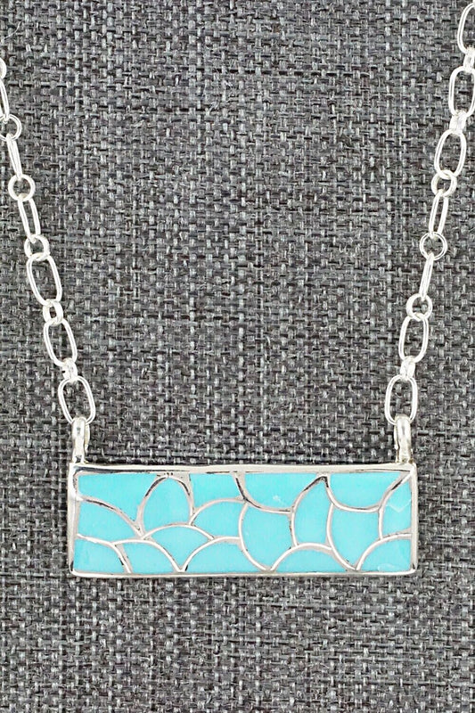 Turquoise & Sterling Silver Necklace - Orena Leekya