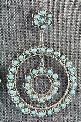 Turquoise & Sterling Silver Earrings - Wayne Johnson Jr.