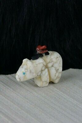Bear Zuni Fetish Carving - Michael Mahooty - High Lonesome Trading