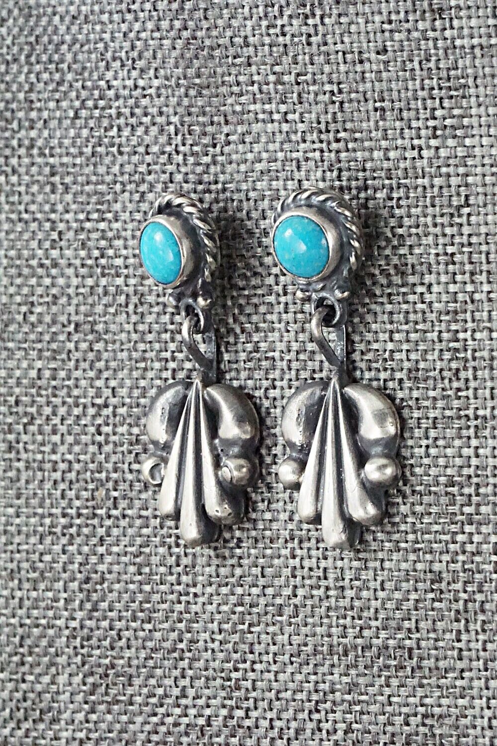 Turquoise & Sterling Silver Earrings - Annie Spencer