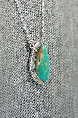 Navajo Turquoise & Sterling Silver Necklace - Annie Spencer