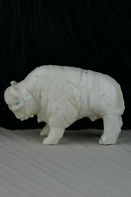 Buffalo Zuni Fetish - Herbert Him - Zuni Buffalo Carving - Native American - High Lonesome Trading