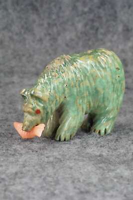 Bear Zuni Fetish Carving - Andres Quandelacy