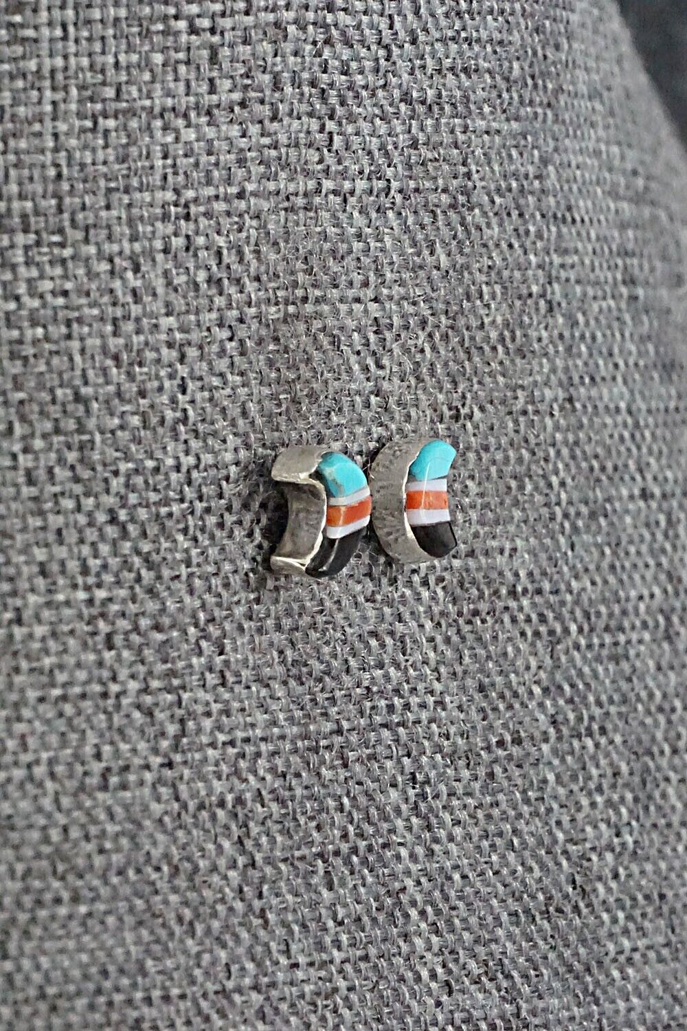 Multi Stone & Sterling Silver Earrings - Francisco Chapito