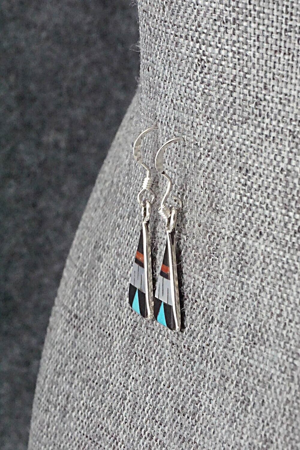 Multi Stone & Sterling Silver Earrings - Rhianna Kallestewa
