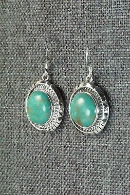 Turquoise & Sterling Silver Earrings - Amos Begay