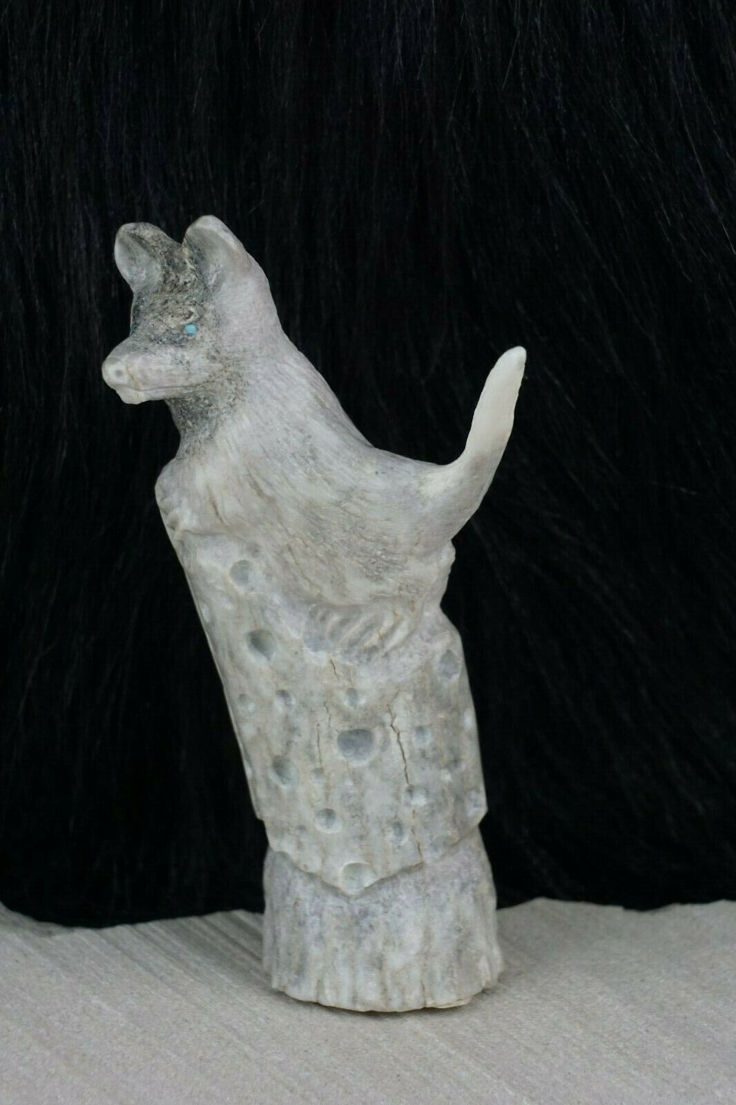 Mouse Zuni Fetish Carving - Maxx Laate - High Lonesome Trading