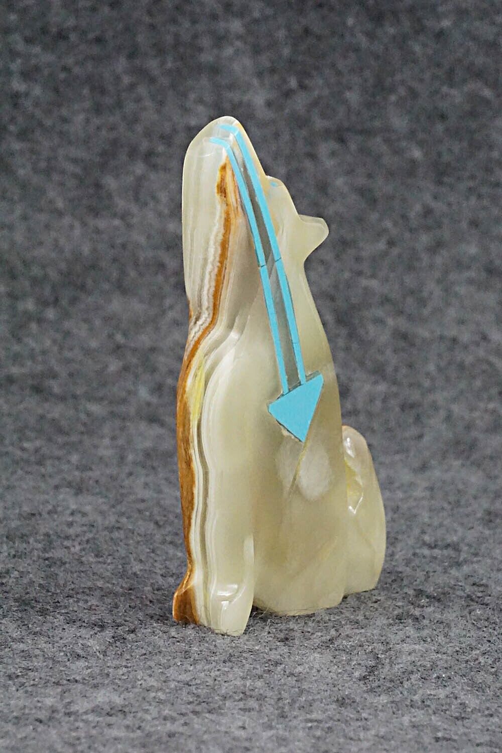 Coyote Zuni Fetish Carving - Rodney Laiwakete