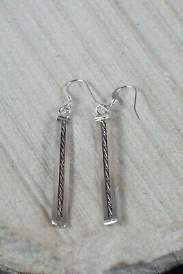 Navajo Sterling Silver Earrings - Caroline Tsosie