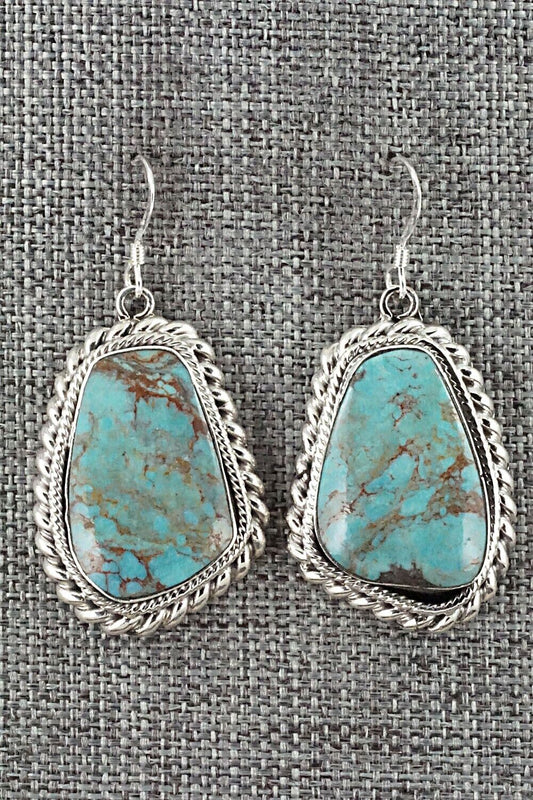 Turquoise and Sterling Silver Earrings - Sharon McCarthy