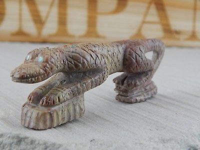 Lizard Zuni Fetish Carving - Edward Pooacha - High Lonesome Trading