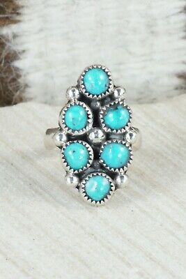 Turquoise & Sterling Silver Ring - Priscilla Reeder - Ring 8