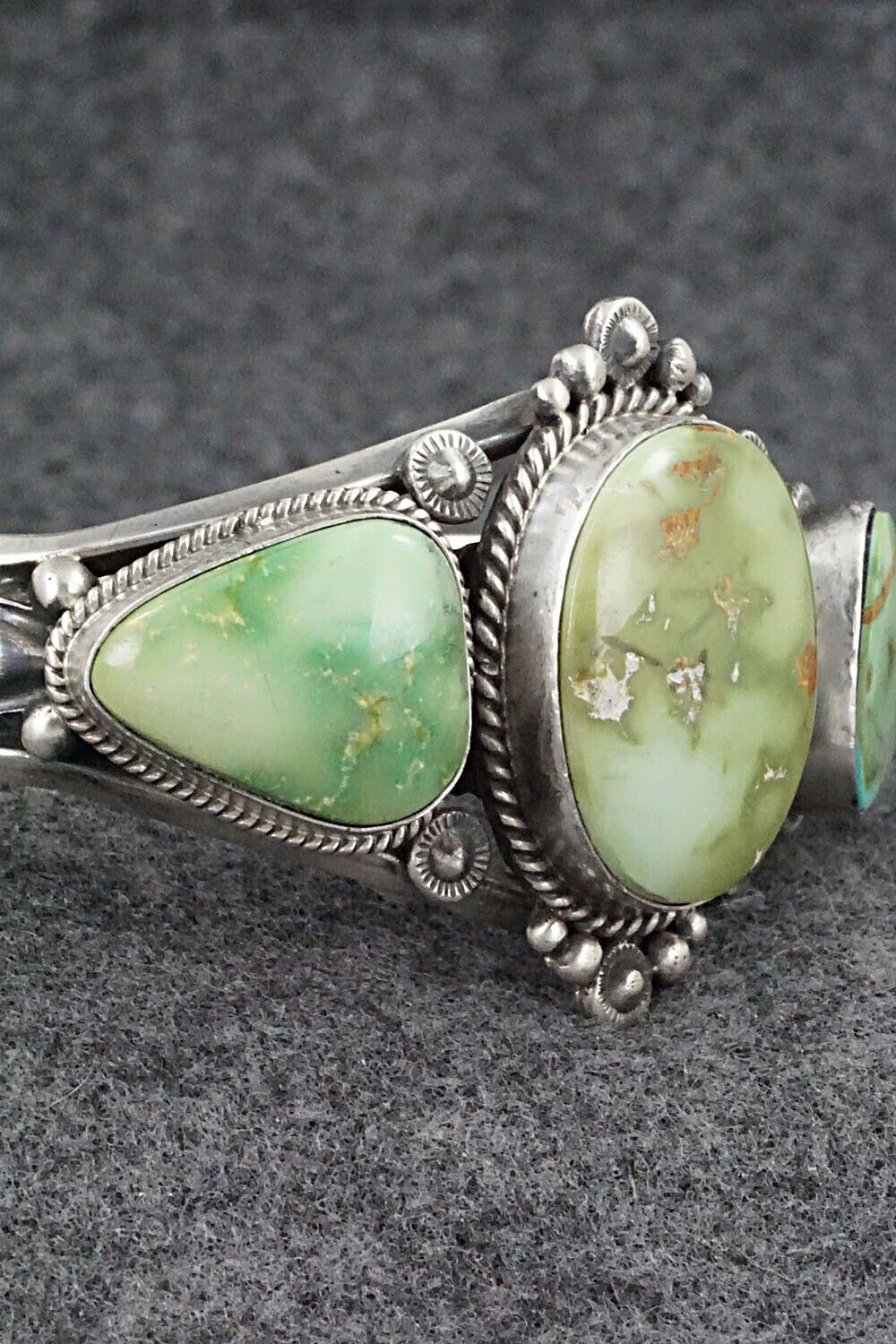 Turquoise & Sterling Silver Bracelet - Derrick Gordon