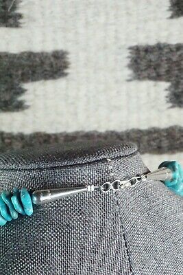 Turquoise & Sterling Silver Necklace - Louise Joe