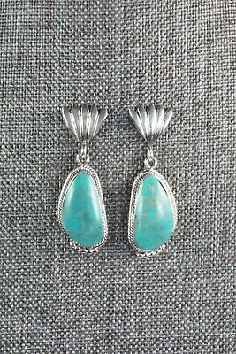 Turquoise and Sterling Silver Earrings - Sharon McCarthy