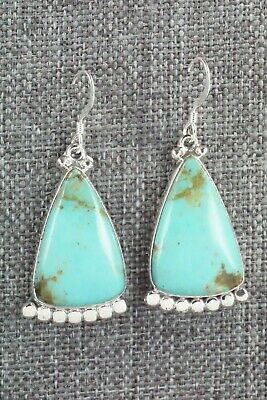 Turquoise & Sterling Silver Earrings - Verley Betone