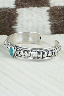 Turquoise & Sterling Silver Bracelet - Thomas Charley