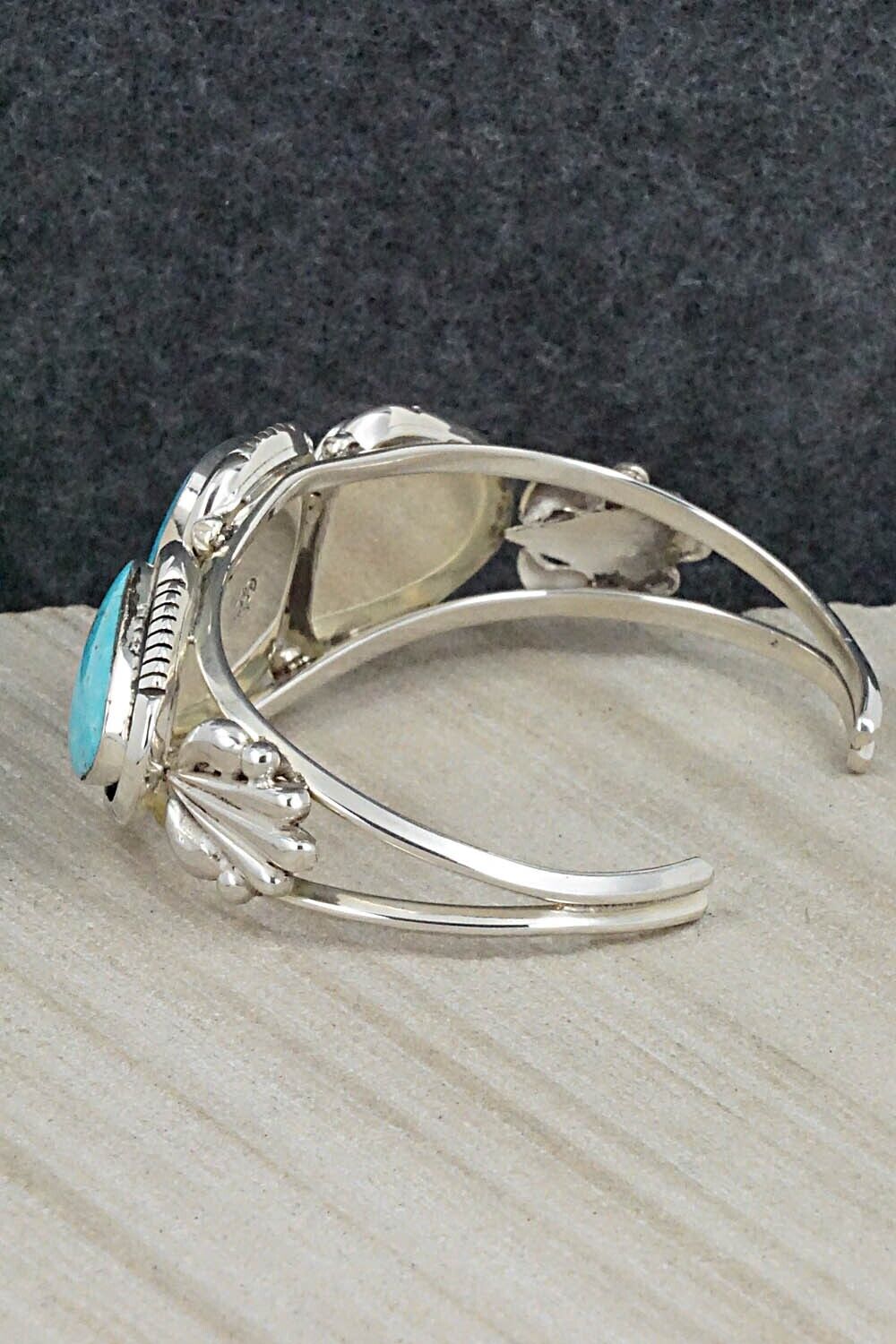 Turquoise and Sterling Silver Bracelet - Jimson Belin