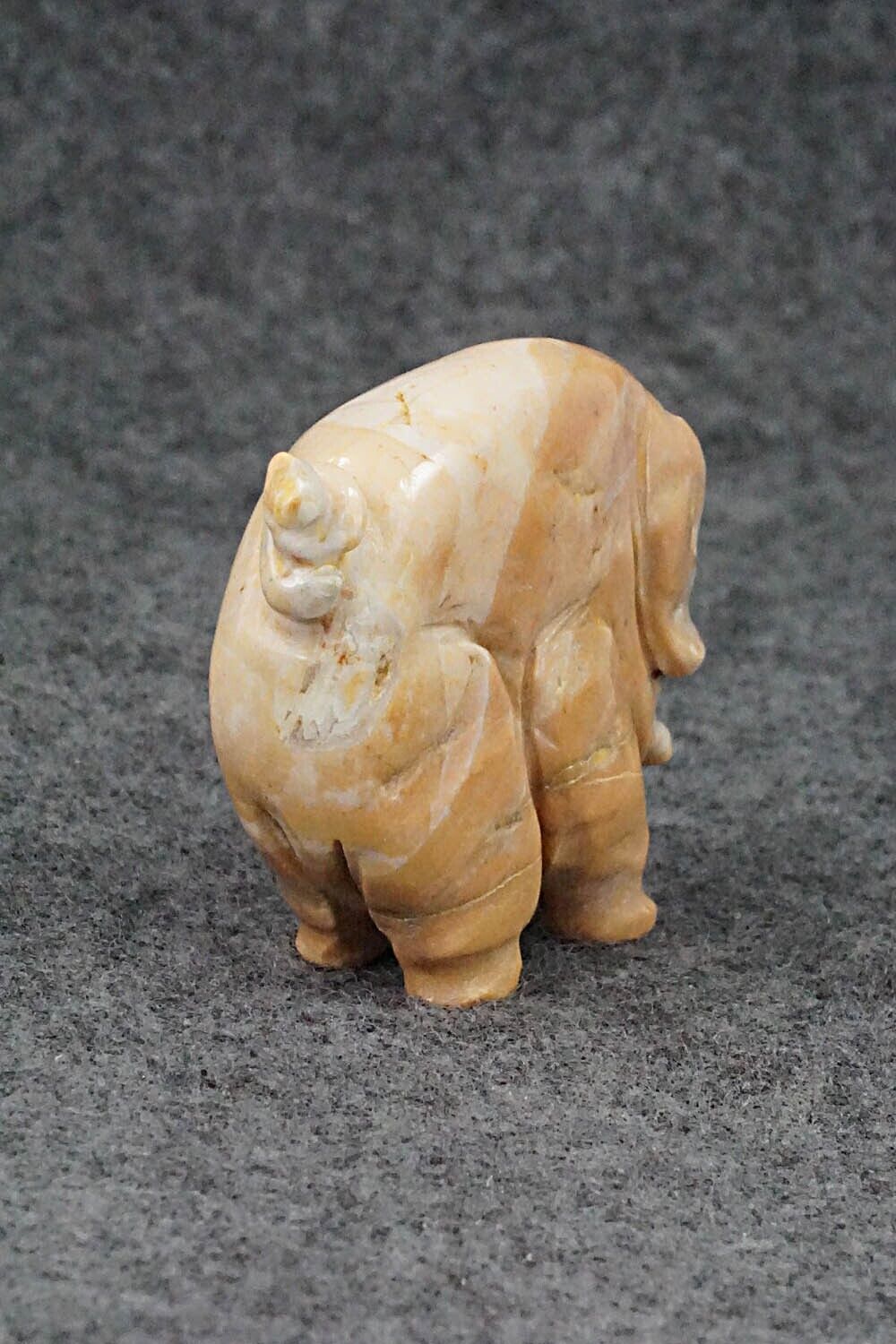 Pig Zuni Fetish Carving - Stanton Hannaweeke
