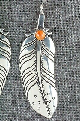 Spiny Oyster & Sterling Silver Earrings - Rosita Singer