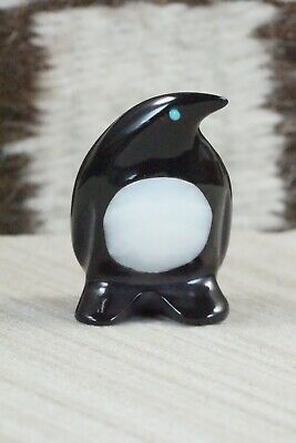Penguin Zuni Fetish Carving - Calvert Bowannie