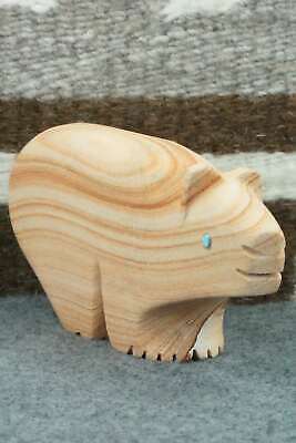 Bear Zuni Fetish Carving - Ronnie Lunasee