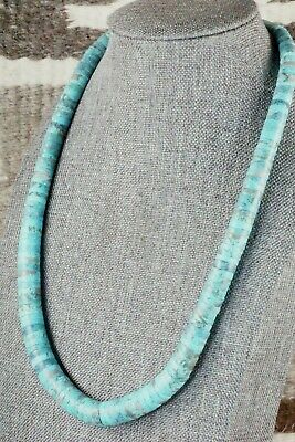 Turquoise & Sterling Silver Necklace - Lupe Lovato