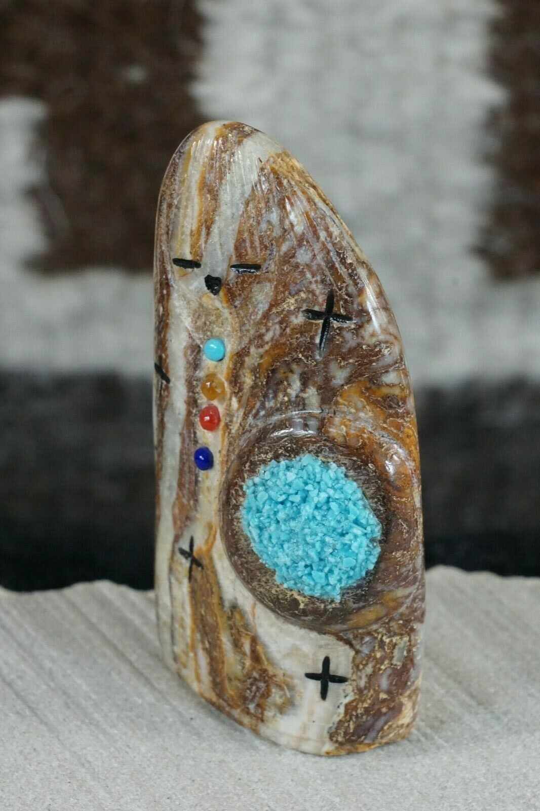 Corn Maiden Zuni Fetish Carving - Stuart Quandelacy - High Lonesome Trading