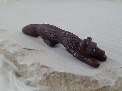 Coyote Zuni Fetish Carving - Wilfred Cheama - High Lonesome Trading