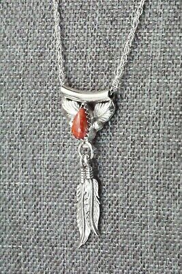 Spiny Oyster & Sterling Silver Necklace - Sharon McCarthy