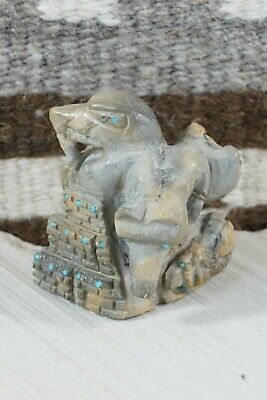 Multi Directional Zuni Fetish Carving - Jerrold Lahaleon - High Lonesome Trading