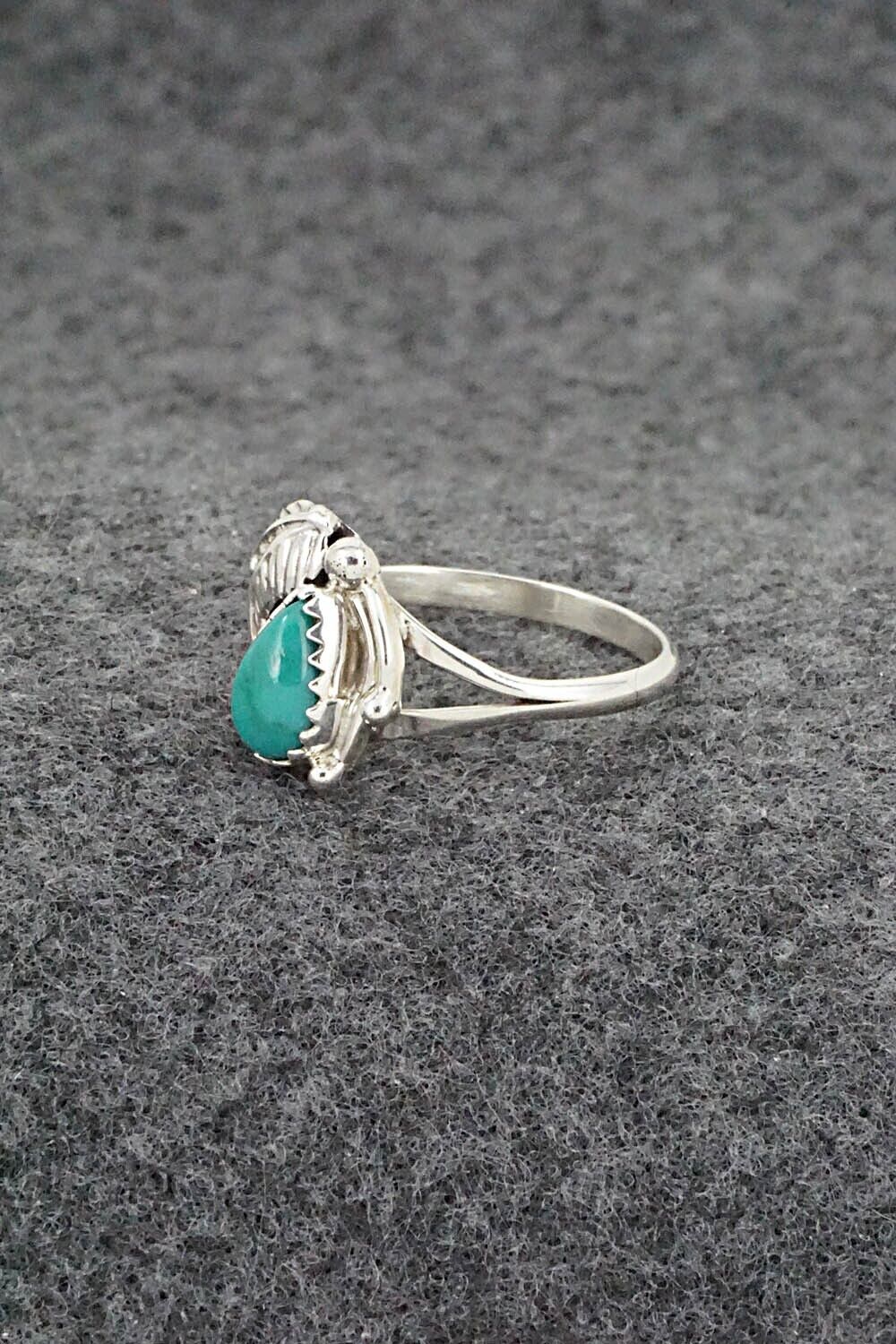 Turquoise & Sterling Silver Ring - Letricia Largo - Size 7.25