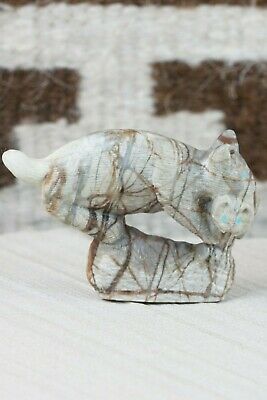 Bobcat Zuni Fetish Carving - Colin Weeka - High Lonesome Trading