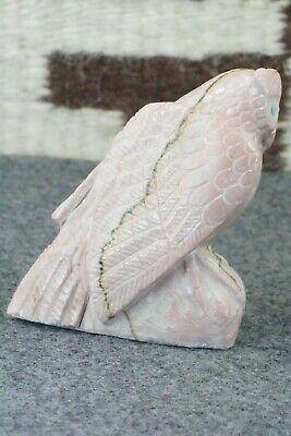 Owl Zuni Fetish Carving - Derrick Kaamasee - High Lonesome Trading
