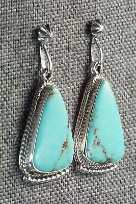 Turquoise & Sterling Silver Earrings - Sharon McCarthy