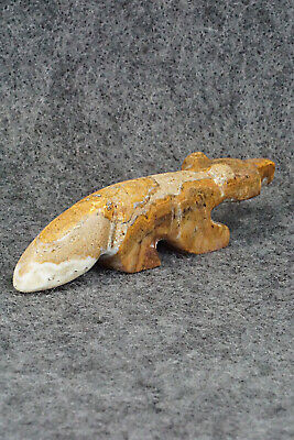 Wolf Zuni Fetish Carving - Reynold Lunasee