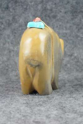 Bear Zuni Fetish Carving - Enrike Leekya