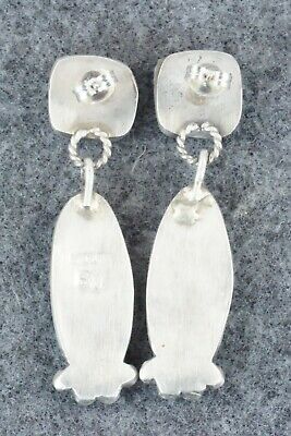 Turquoise and Sterling Silver Earrings - Selina Warner