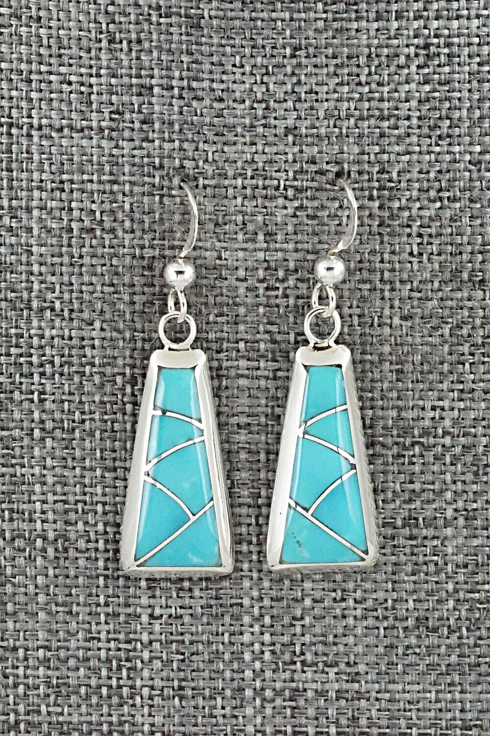 Turquoise & Sterling Silver Earrings - Stewart Tucson