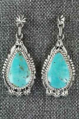 Turquoise & Sterling Silver Earrings - Annie Spencer
