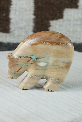 Bear Zuni Fetish Carving - Andres Quandelacy - High Lonesome Trading