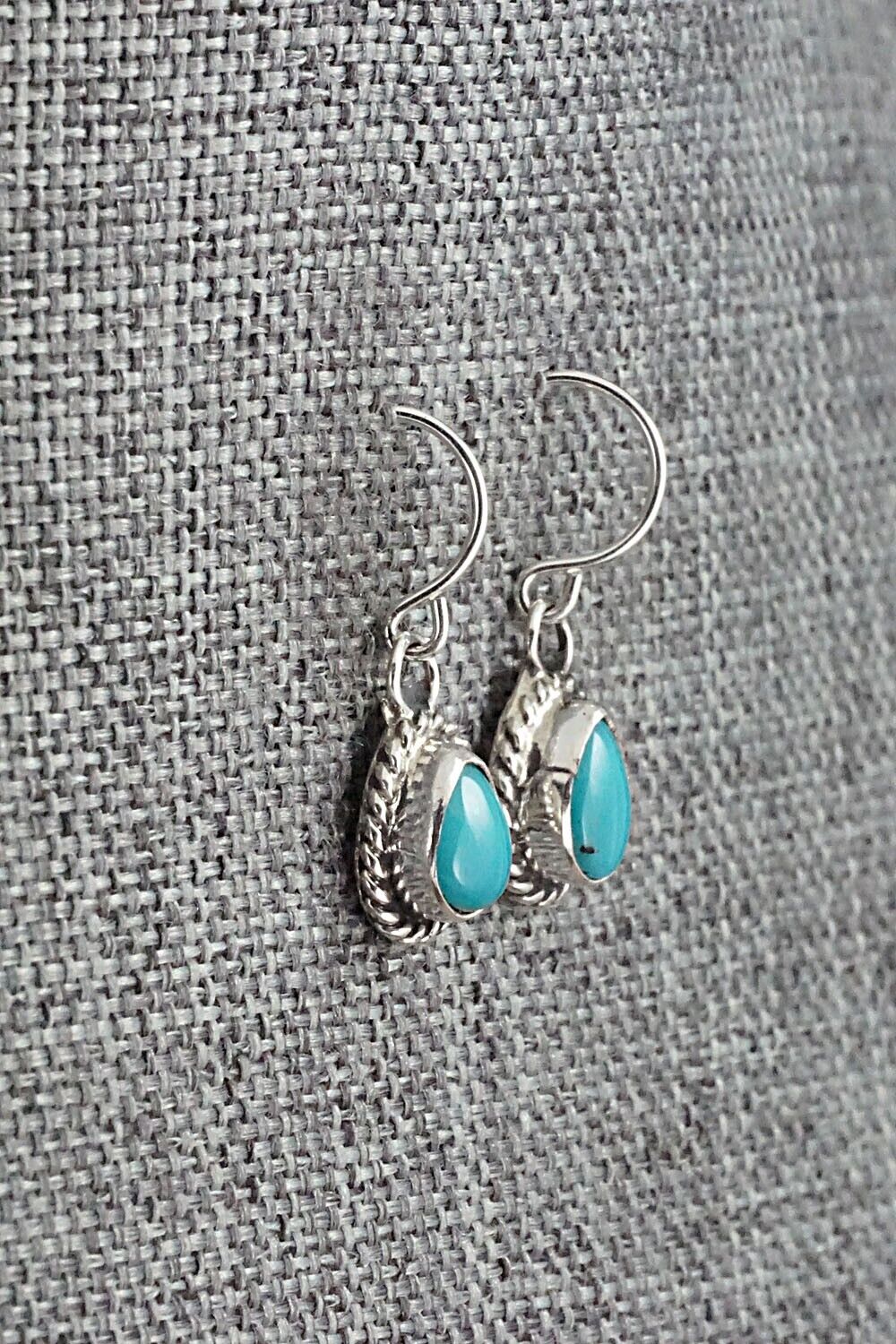 Turquoise & Sterling Silver Earrings - Jan Mariano