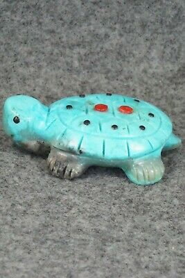 Turtle Zuni Fetish Carving - Reynold Lunasee
