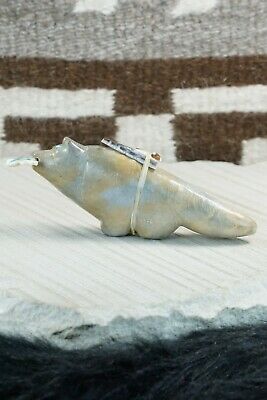 Wolf Zuni Fetish Carving - Delvin Leekya