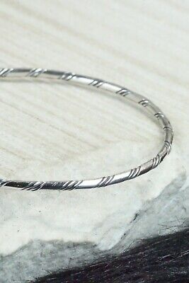 Sterling Silver Bangle - Elaine Tahe