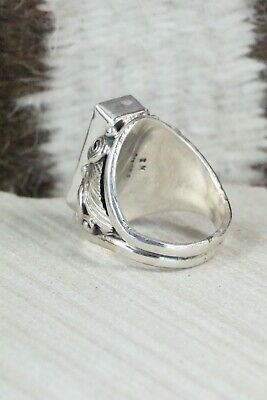 Turquoise & Sterling Silver Ring - Davey Morgan - Size 9