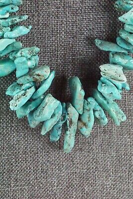 Turquoise & Sterling Silver Necklace - Navajo